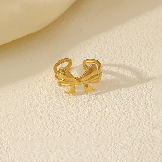 Bow Themed Adjustable Ring