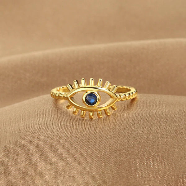 Dainty Evil Eye Ring