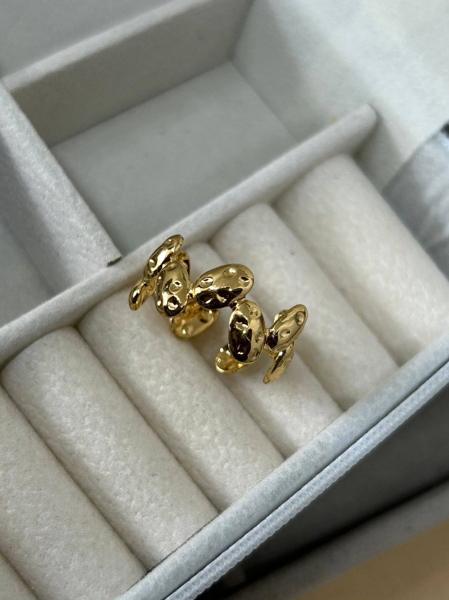 Molten Gold Blossom Ring