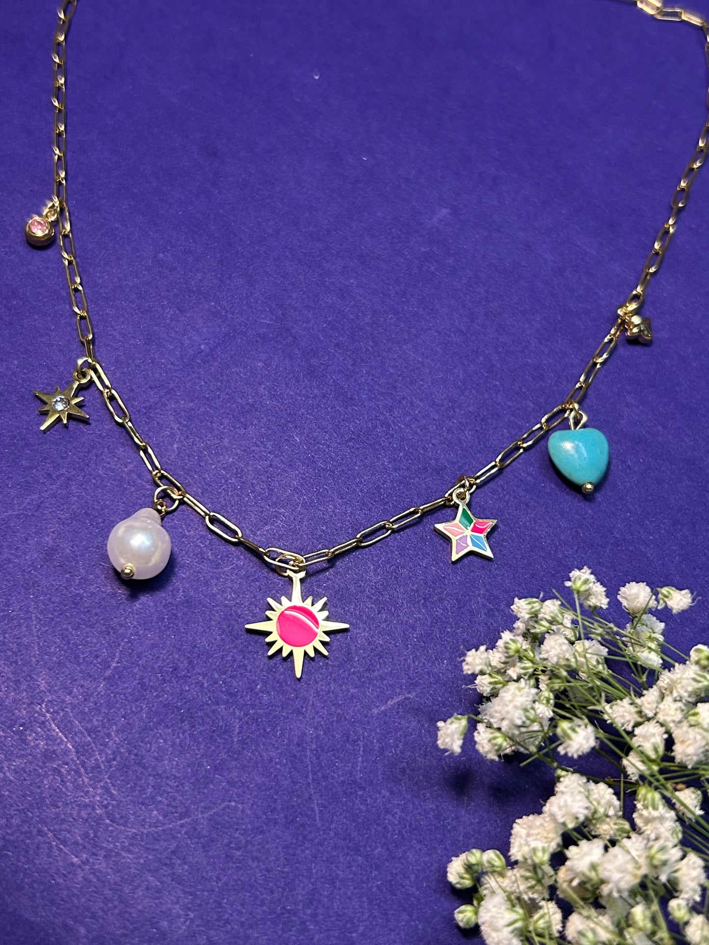 Celestial Dreams Charm Necklace