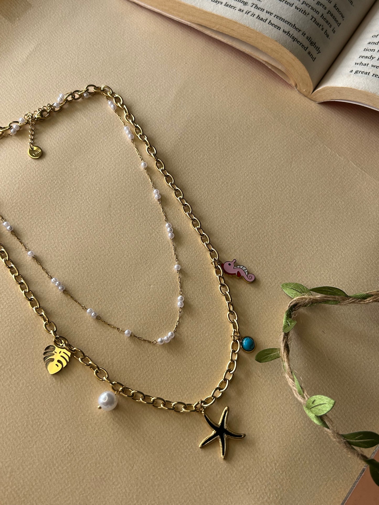 Golden Shoreline Necklace
