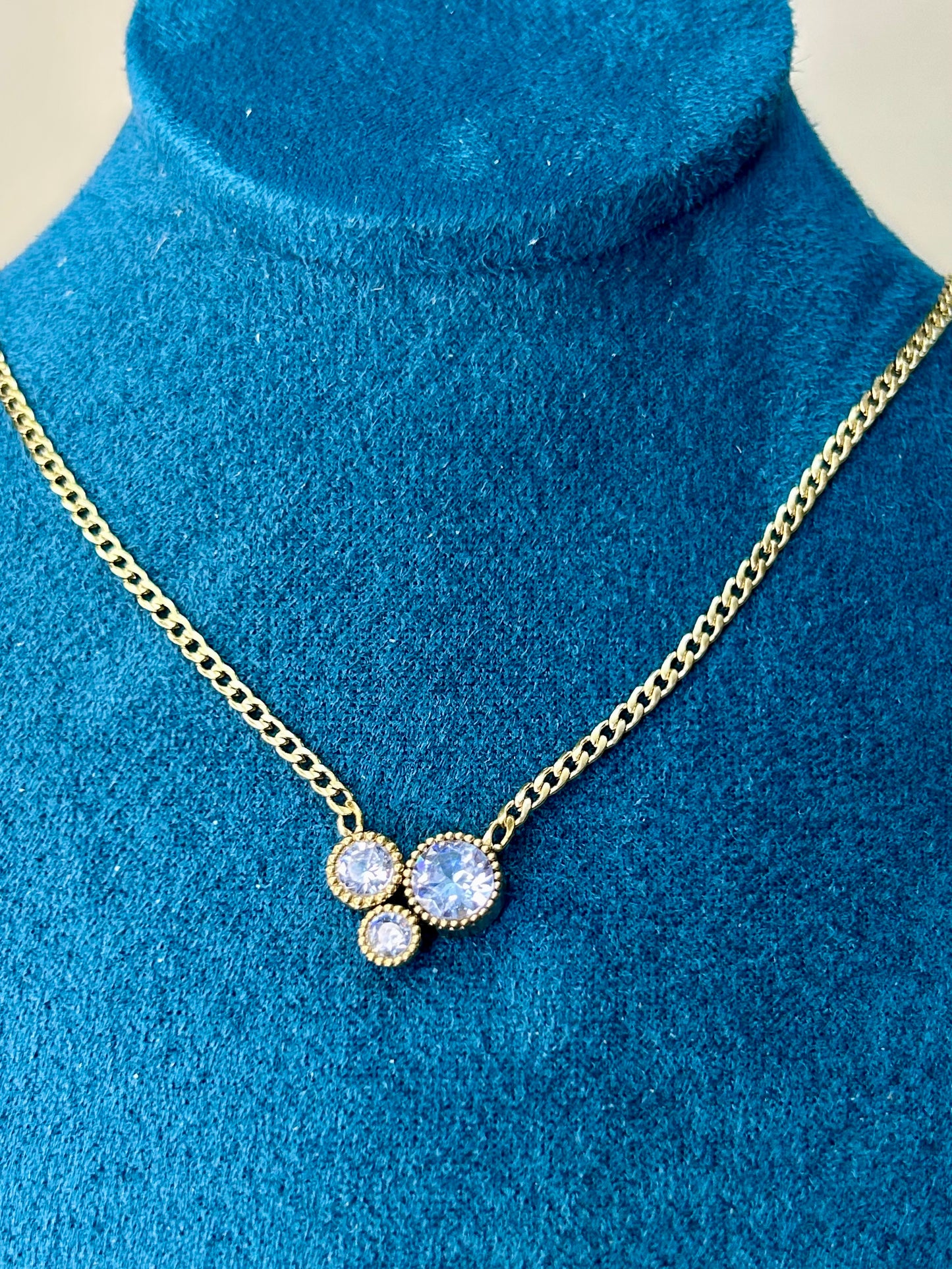 Celestial Cluster Anti Tarnish Necklace