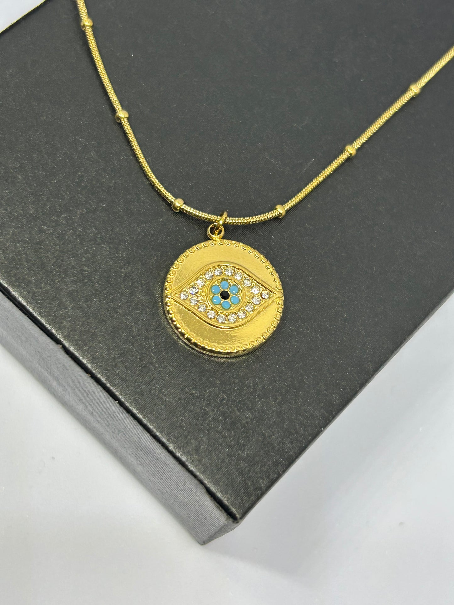 Evil Eye Diamond Necklace
