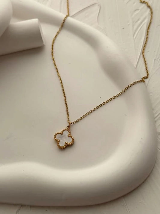 White Clover Necklace