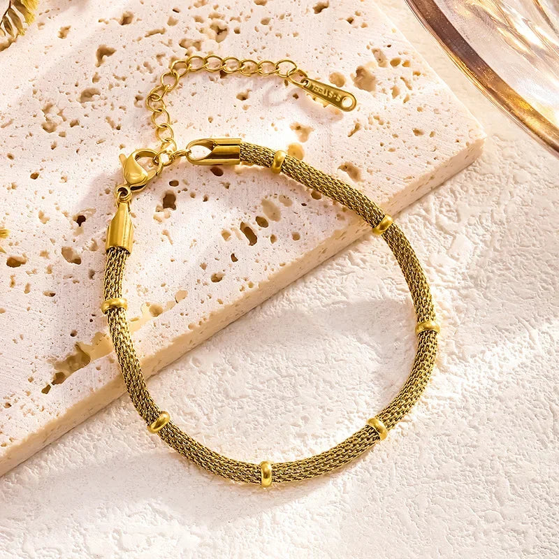 Golden Link Bracelet