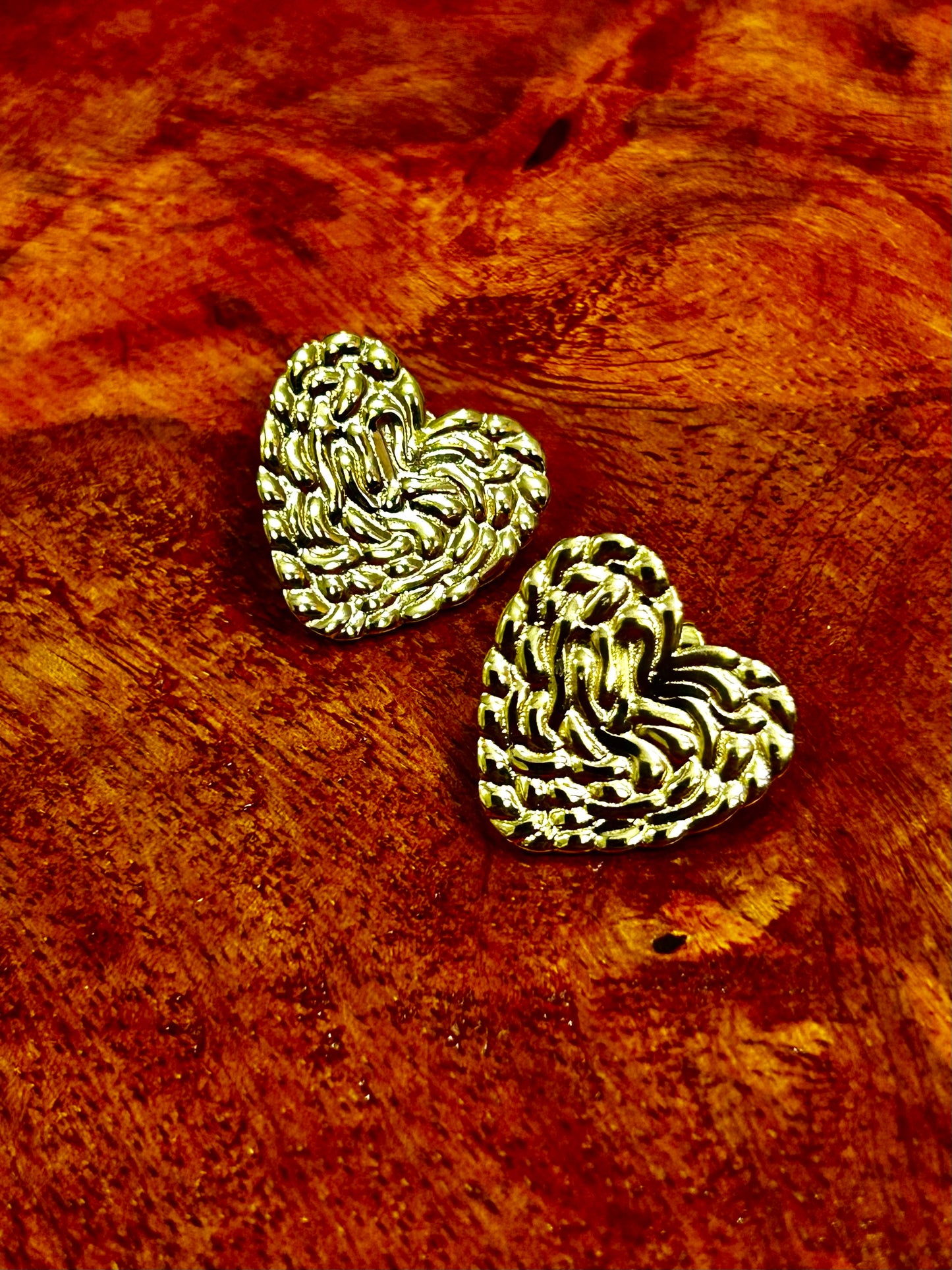 Heart Impression Earrings
