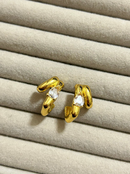 Crystal Twist Earring