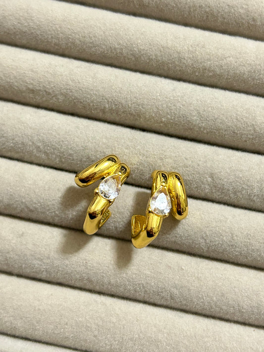 Crystal Twist Earring