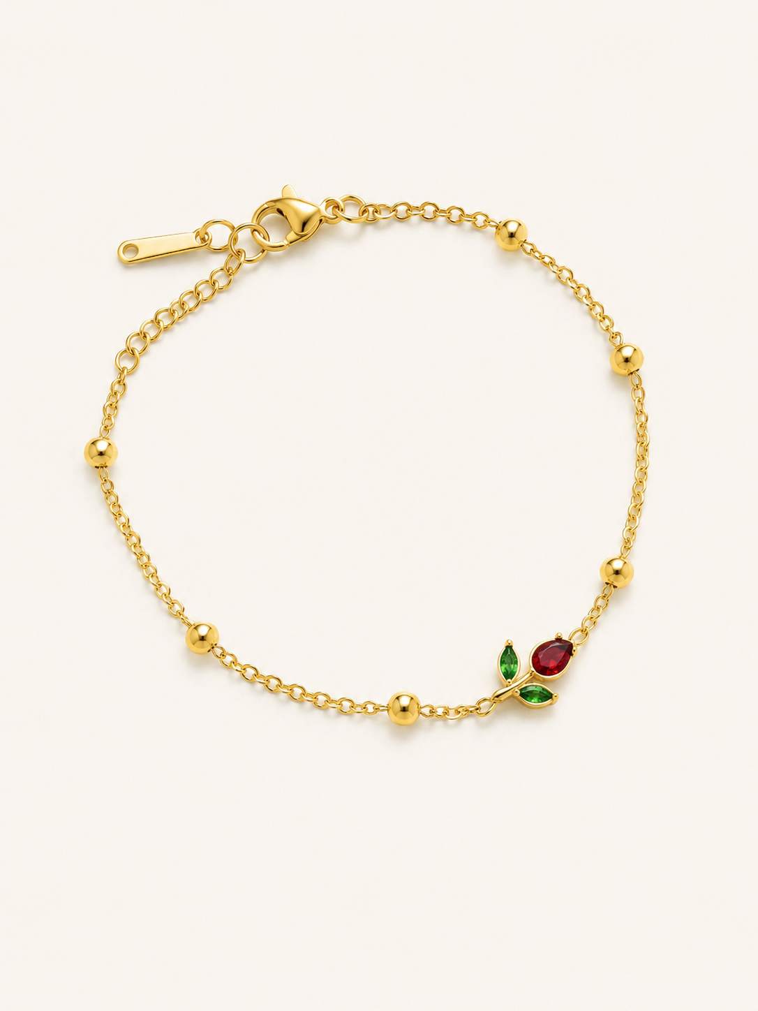 Red Tulip Bracelet
