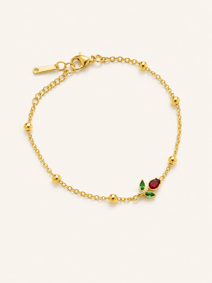 Red Tulip Bracelet
