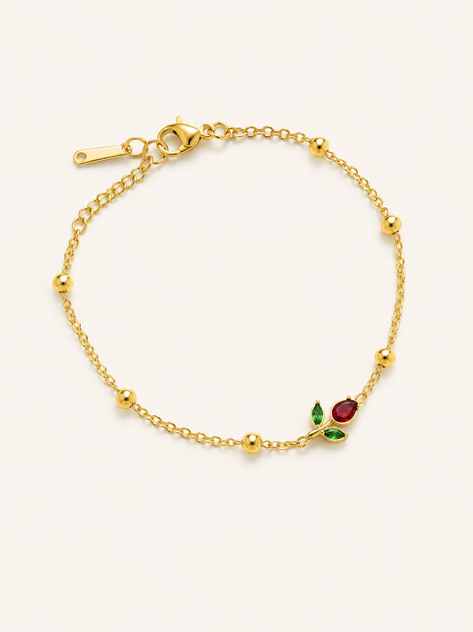 Red Tulip Bracelet