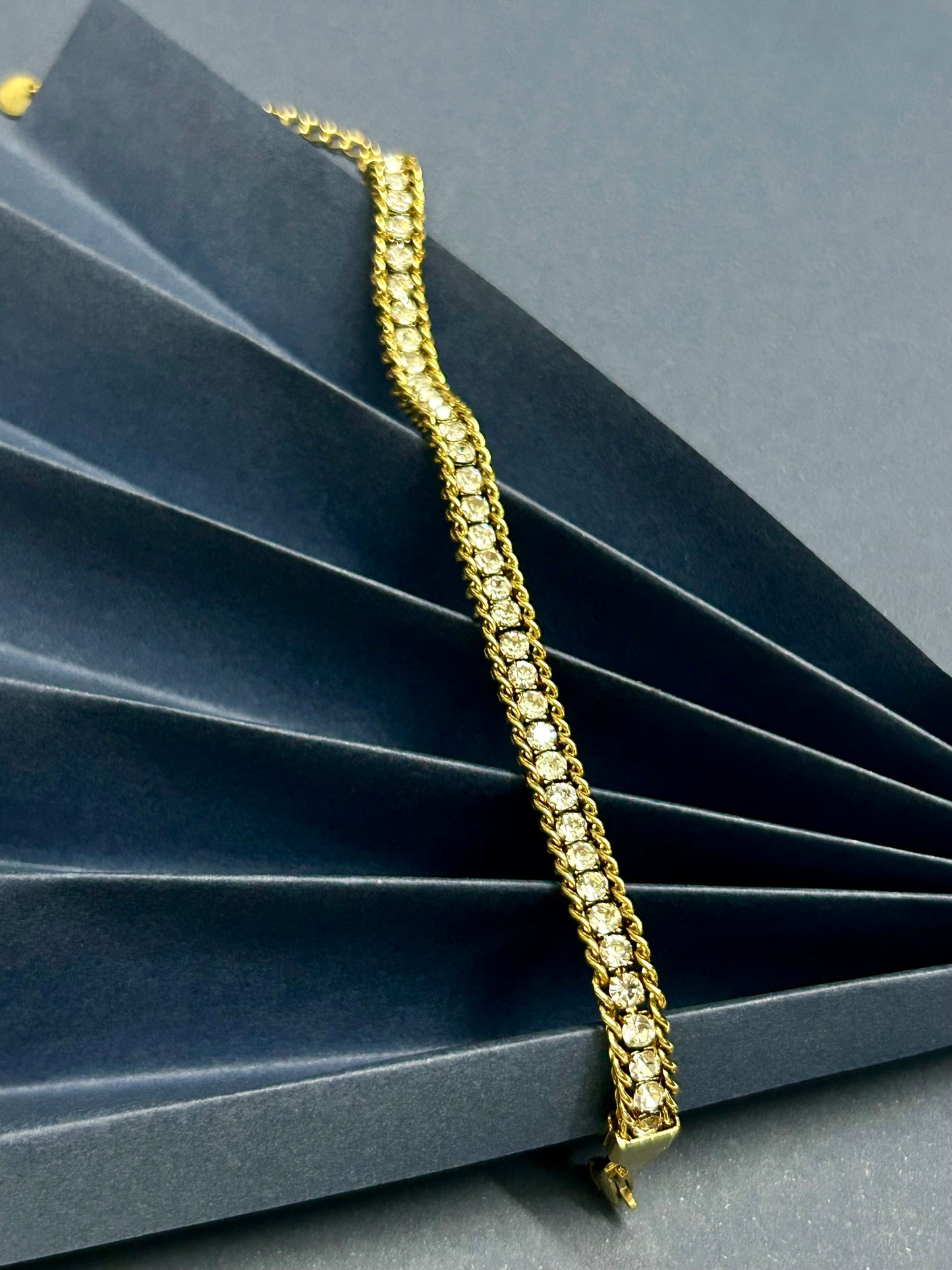 Diamond Block Bracelet