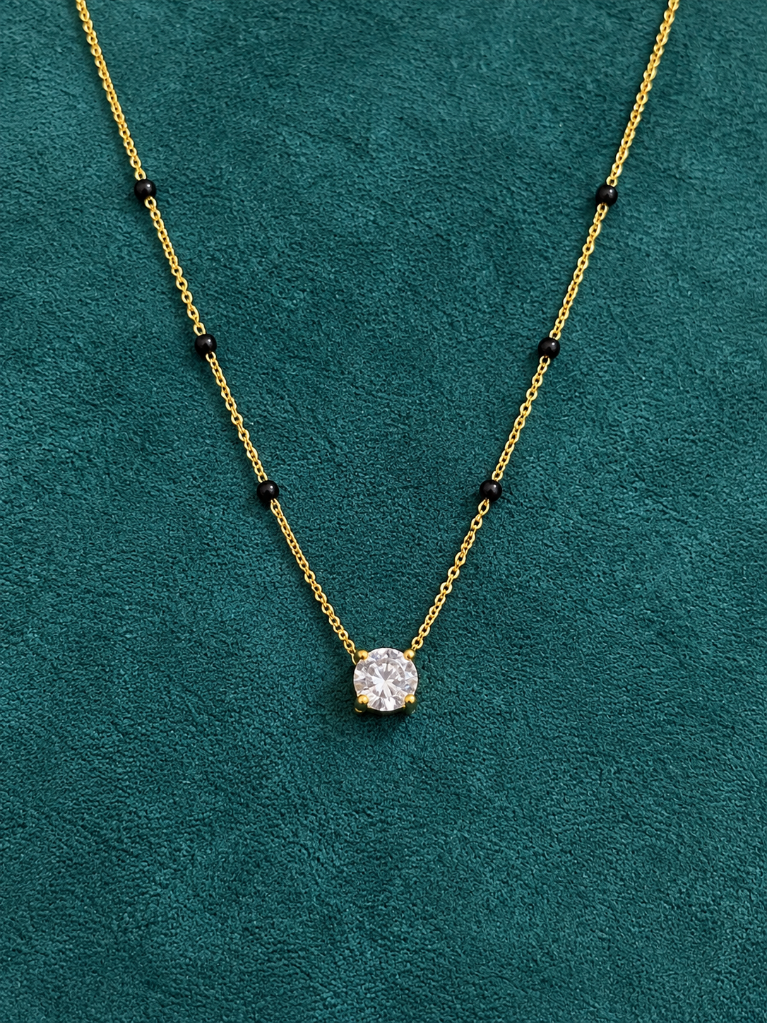 Solitaire Charm Necklace