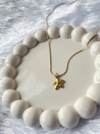 Anti Tarnish Starfish Necklace