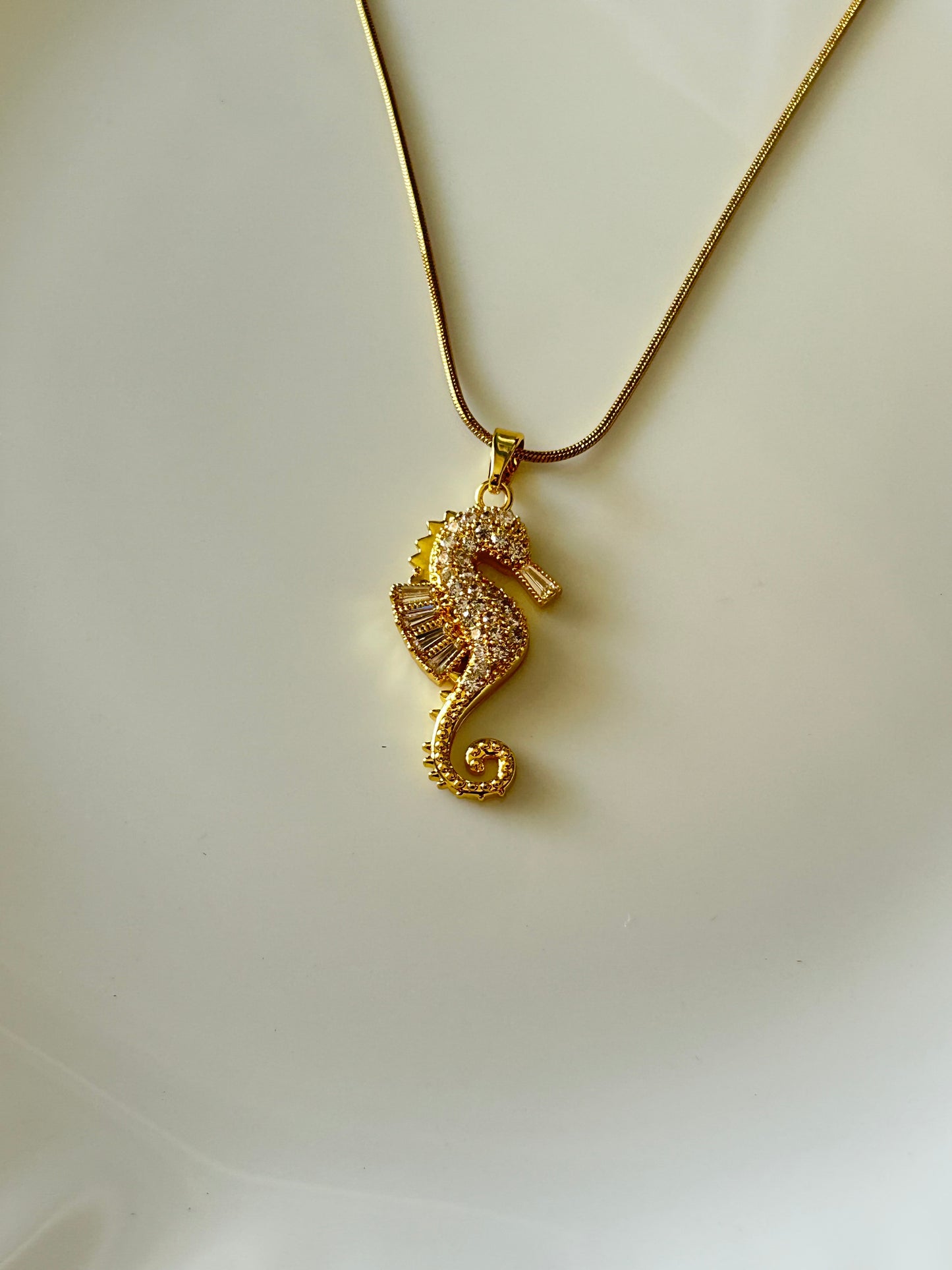 Seahorse Diamond Necklace