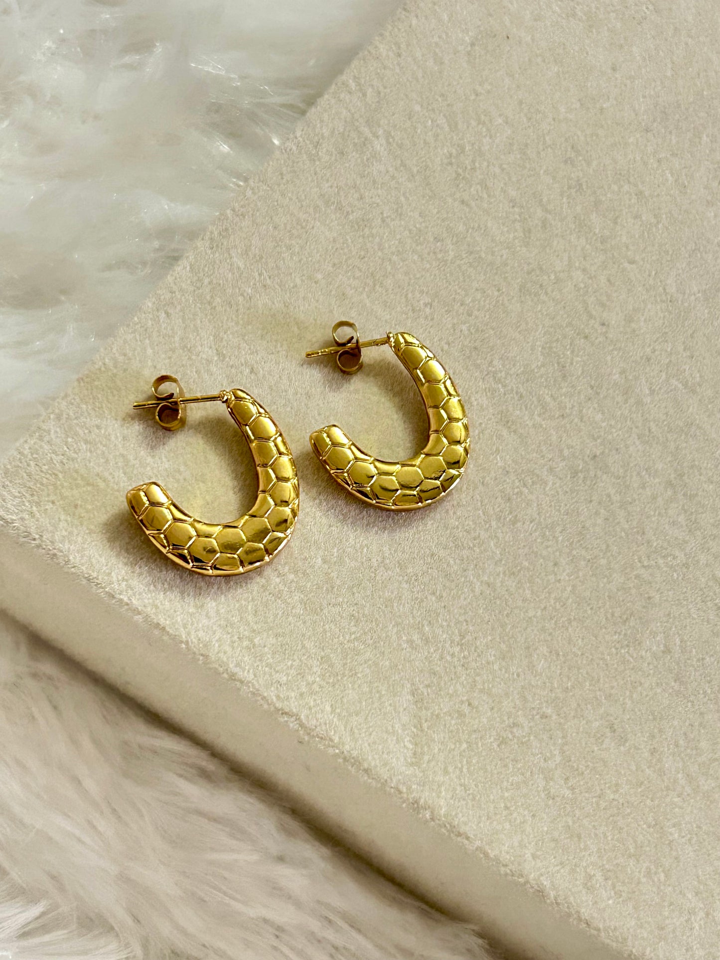 Snake Pattern Hoops