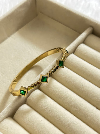 Emerald Bracelet(Thin Wrist)