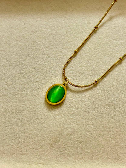 Green Stone Necklace