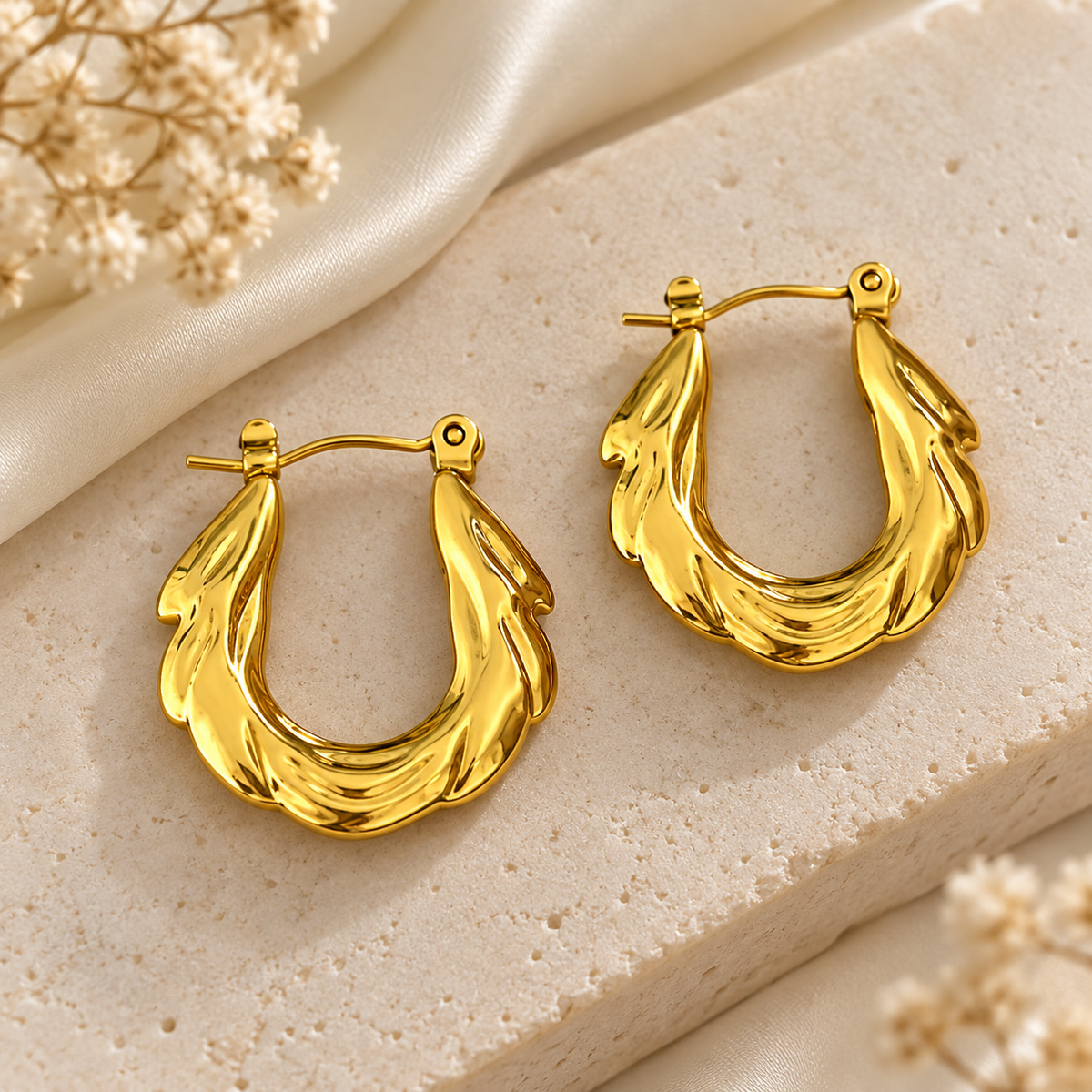 Leaf Hoops