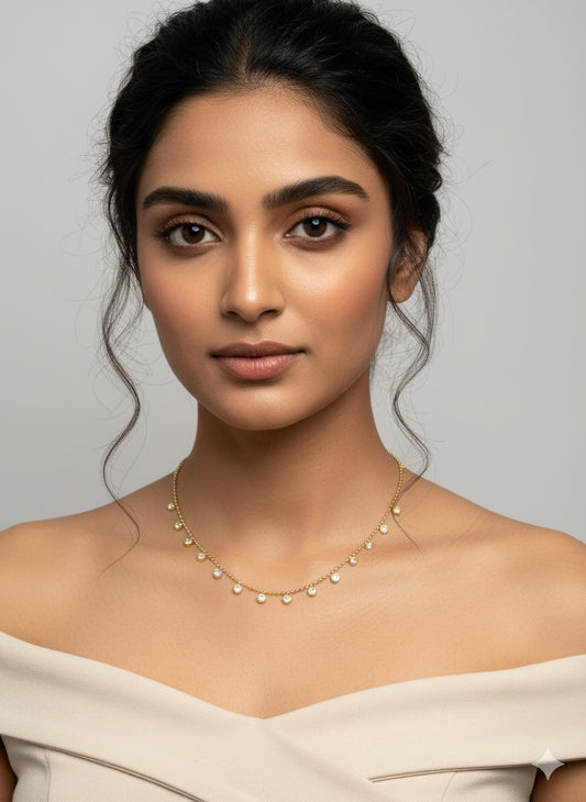 Dainty Droplets Necklace