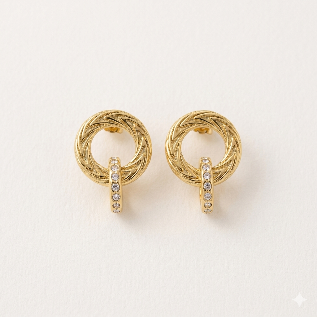 Coin Diamonds Studs