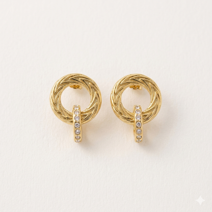 Coin Diamonds Studs