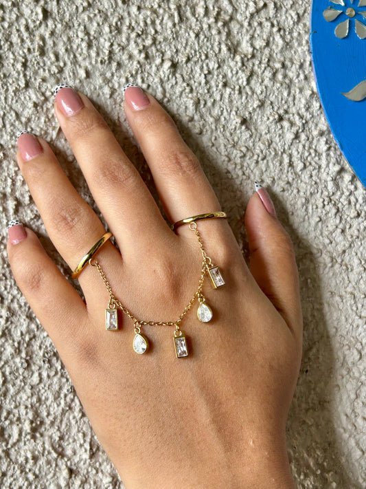 Double Ring Chain(swipe for size chart)