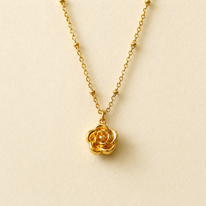 Minimal Flower Necklace