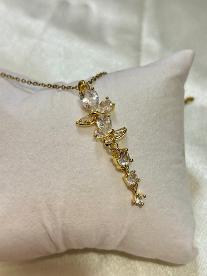 Butterfly Lariat Necklace