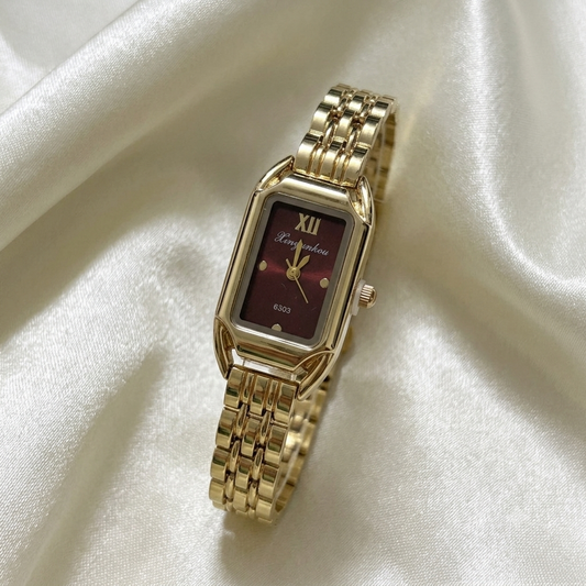 Old Money Maroon Watch