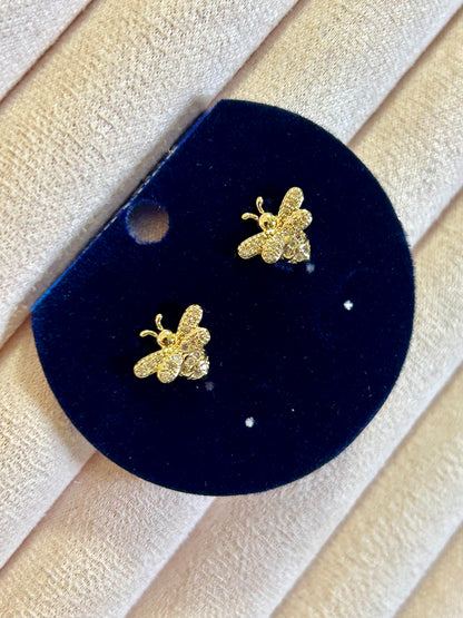 Diamonds Bees Studs