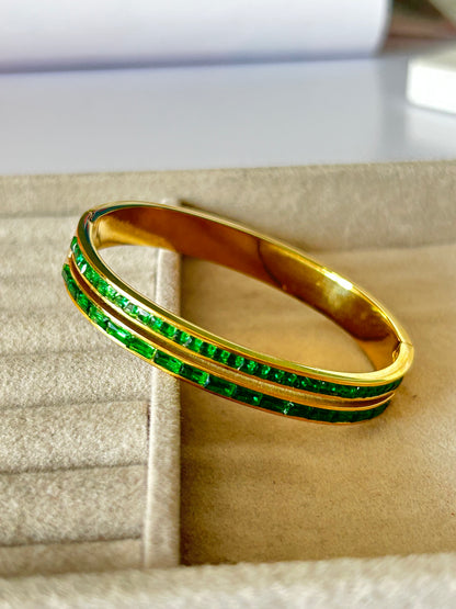 Green Stone Bracelet(Thin Wrist)