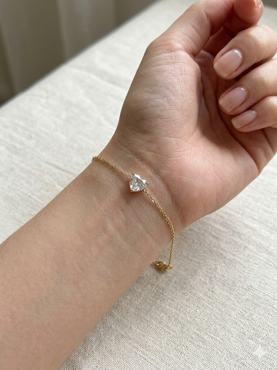 Heart Diamond Bracelet