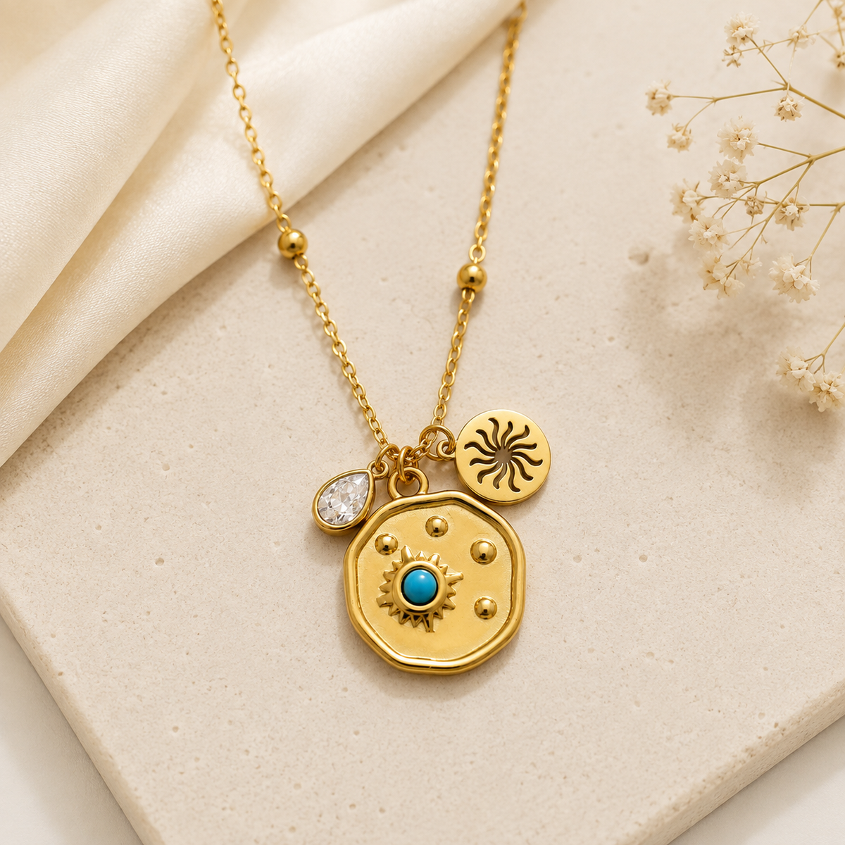 Solara Charm Necklace