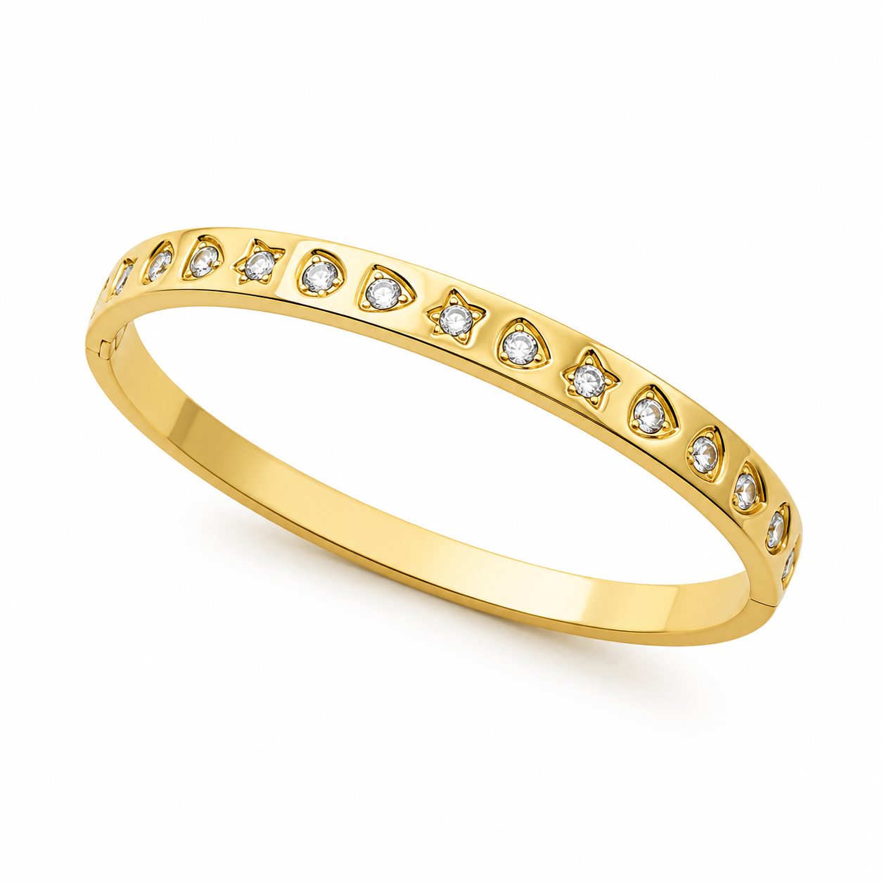 Embossed Diamond Bracelet