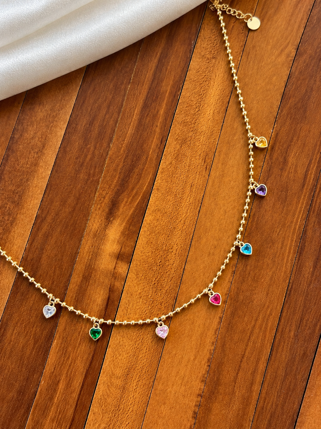 Rainbow Heart Necklace