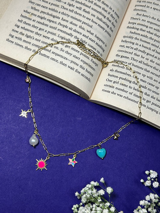 Celestial Dreams Charm Necklace