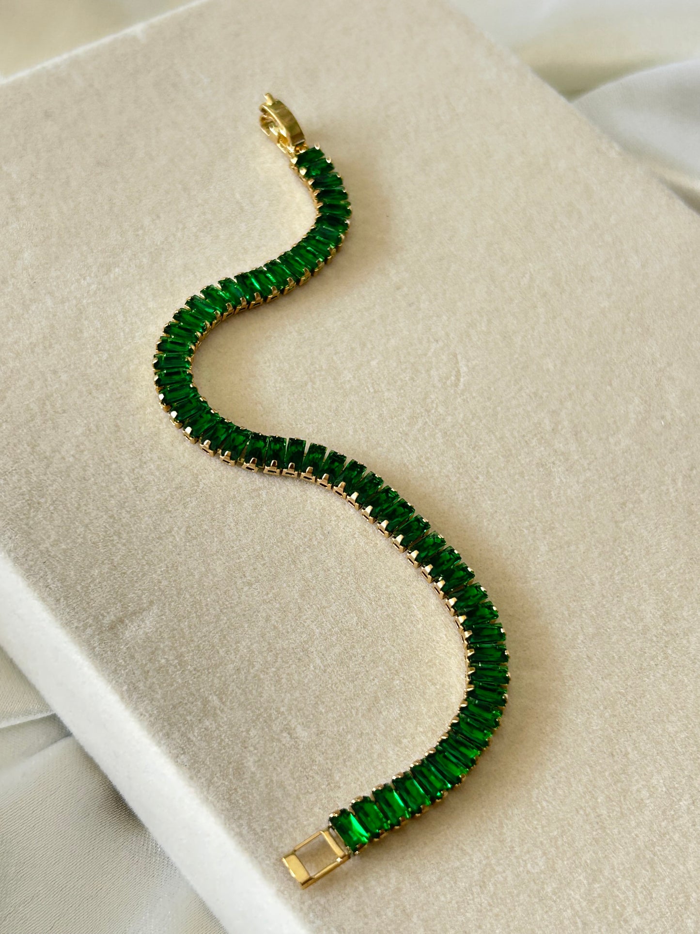 Emerald Tennis Bracelet