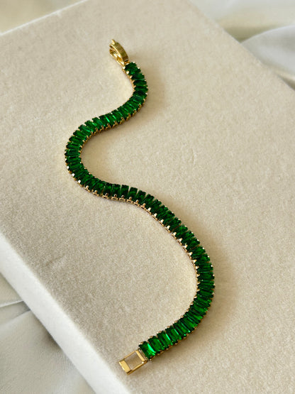 Emerald Tennis Bracelet