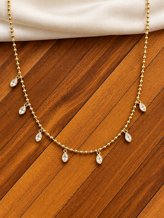Teardrop Charm Necklace