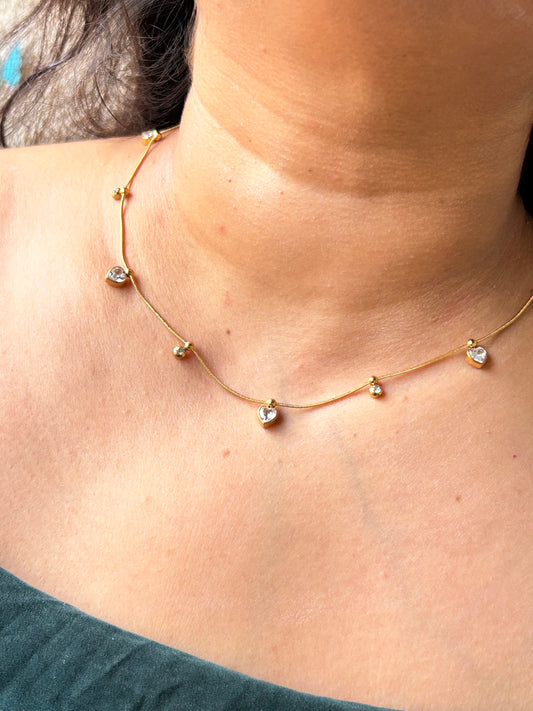 Diamonds Layered Necklace