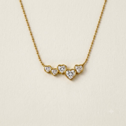 Solid Hearts Necklace