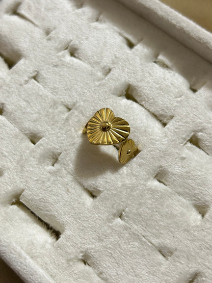 Hearts Adjustable Ring