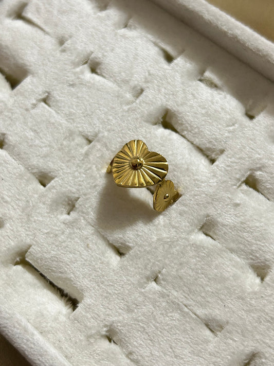 Hearts Adjustable Ring