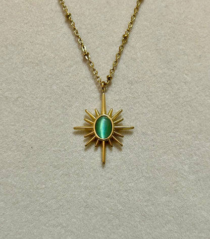 Aqua Solara Necklace
