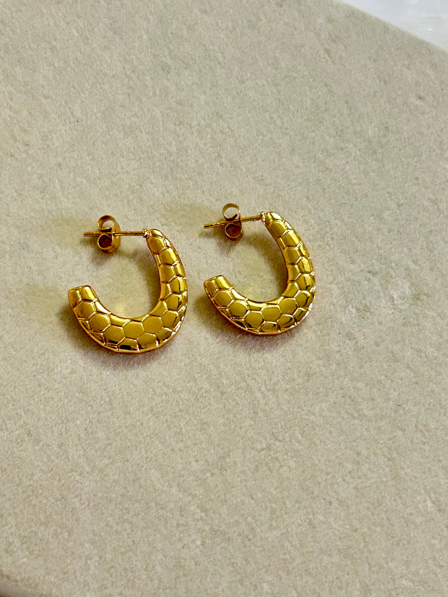 Snake Pattern Hoops