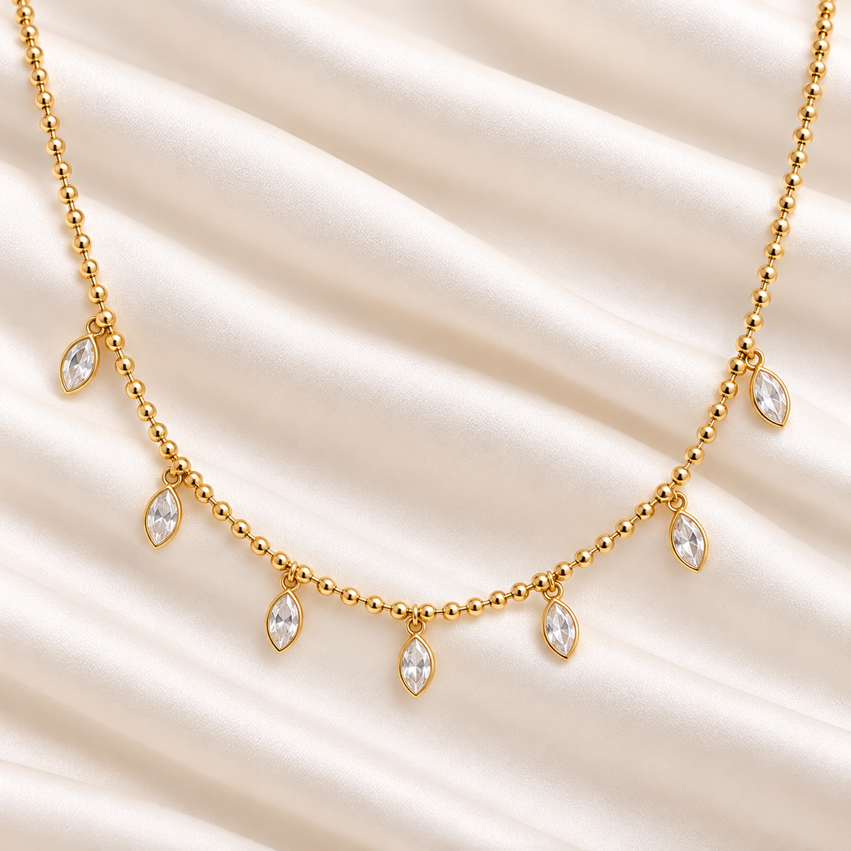 Teardrop Charm Necklace