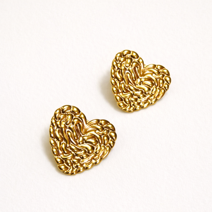 Heart Impression Earrings