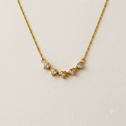 Diamonds Heart Necklace