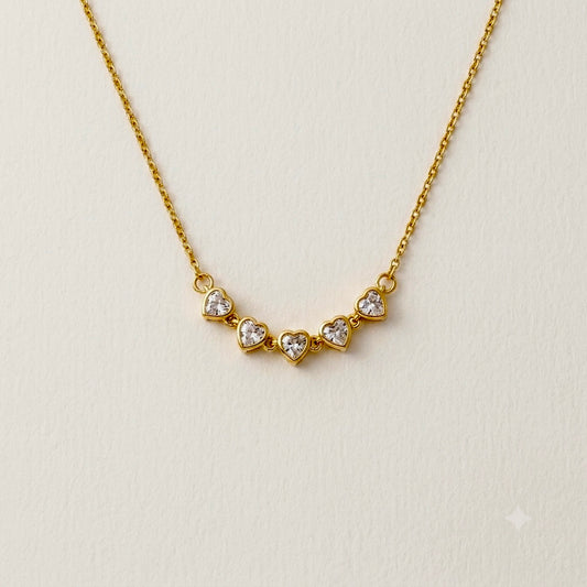 Diamonds Heart Necklace